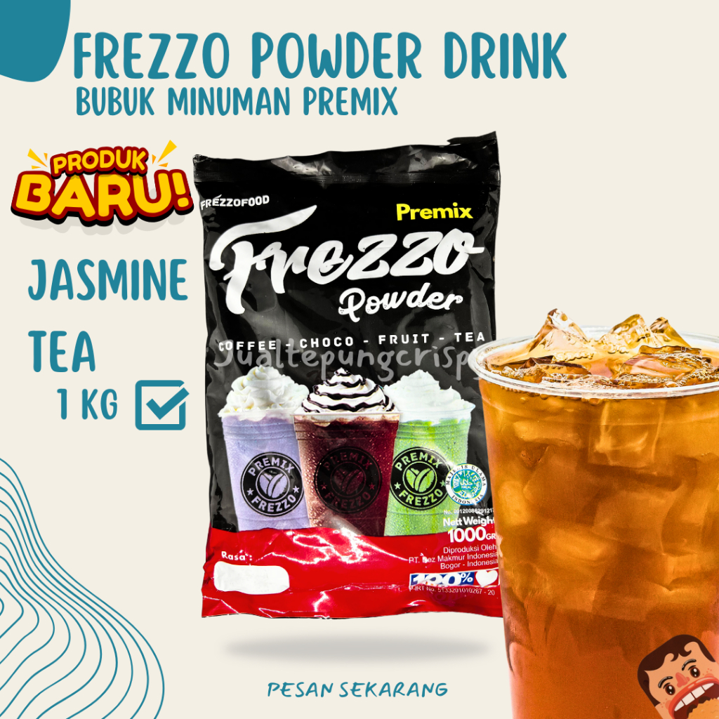 

{PRODUK BARU} Frezzo Bubuk Minuman Rasa Teh Jasmine / Jasmine Tea Powder Drink 1 Kg