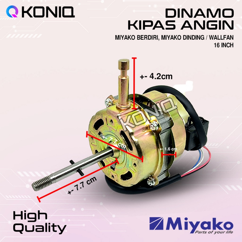 MOTOR - DINAMO KIPAS ANGIN MIYAKO DINDING