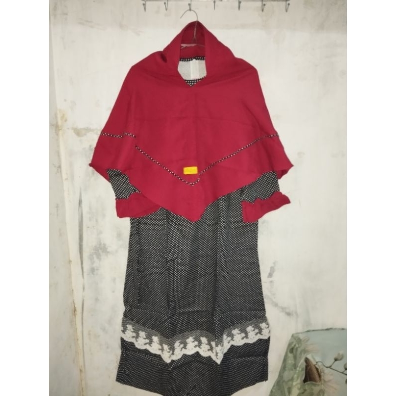 Set Gamis Katun Jepang Anak 10-11 Tahun