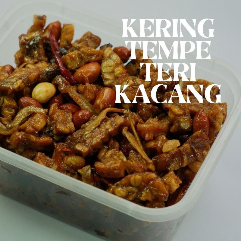 

Kering Tempe TERI KACANG (200gram) / Orek Tempe Teri Kacang