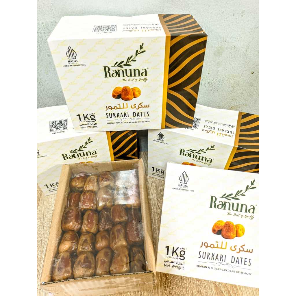 

Kurma Sukari Premium RARUNA kemasan 1kg~500gr