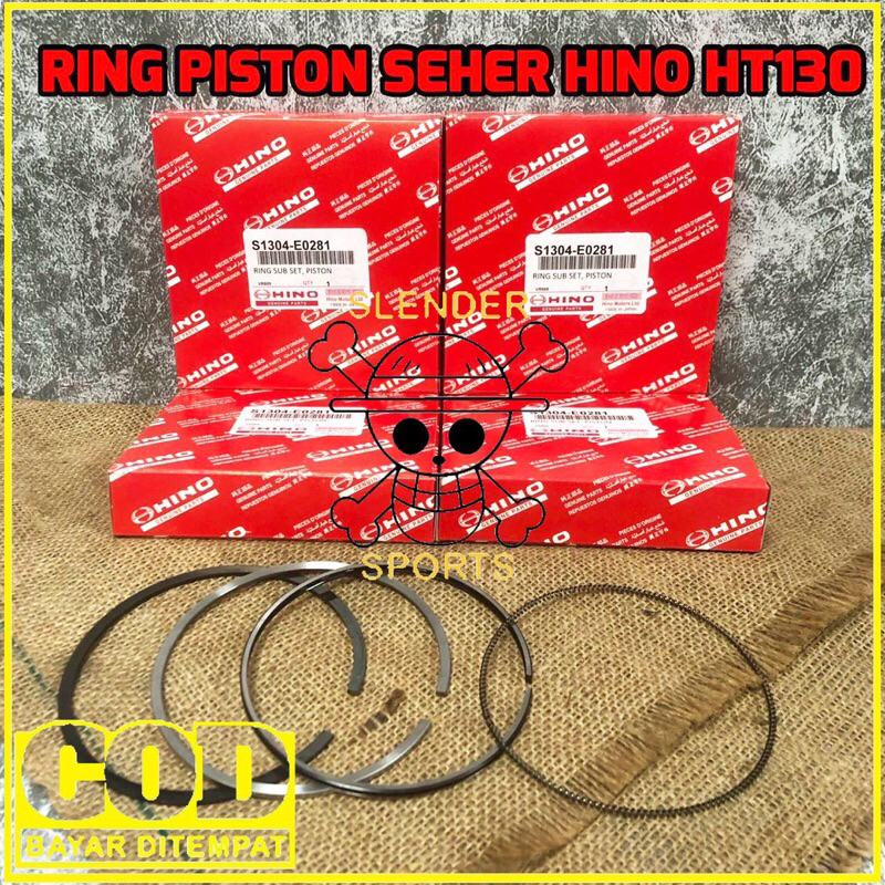 RING PISTON HT130 - RING SEHER HINO DUTRO 130HT HT130 SET