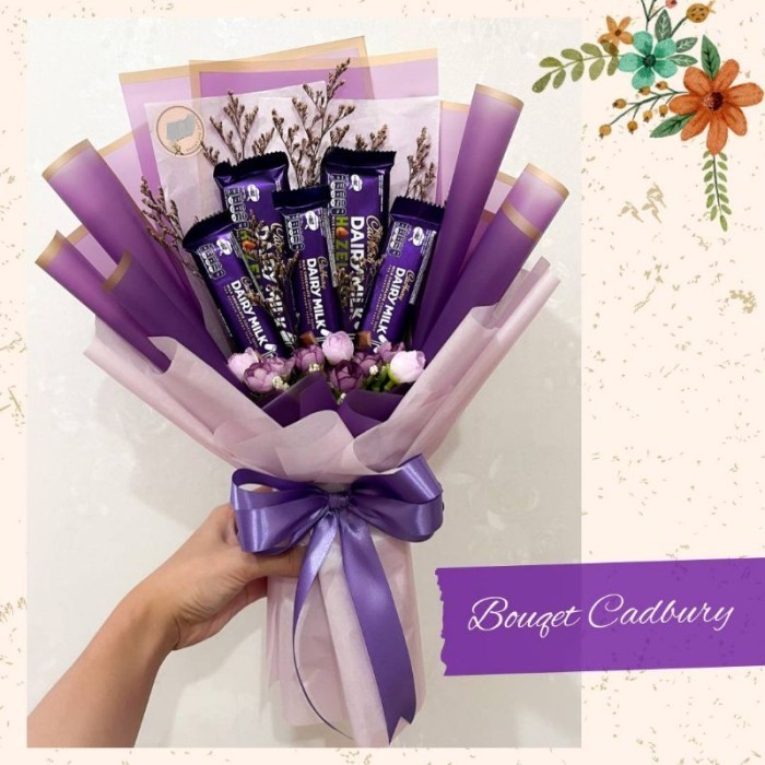 

Bouket Coklat Dairy Milk 30gr /Bouket Wisuda/Ultah/Hari Guru/Valentine