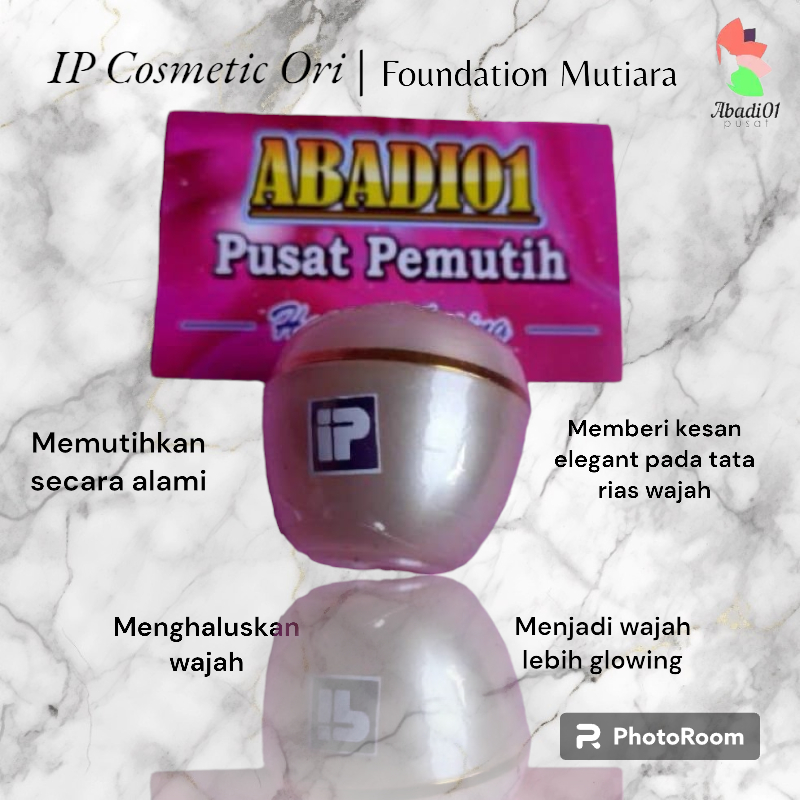 FOUNDATION MUTIARA IP ORI 100% /super