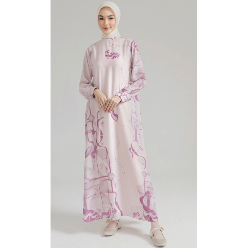 Simmondsia Dress Riamiranda Kahuna Spring 2024 RM Gamis Abaya Ria Miranda Kaftan Wanita