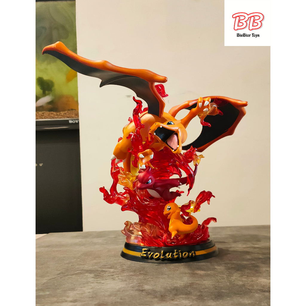 Statue Figure anime Pokemon, Charizard, 23 cm