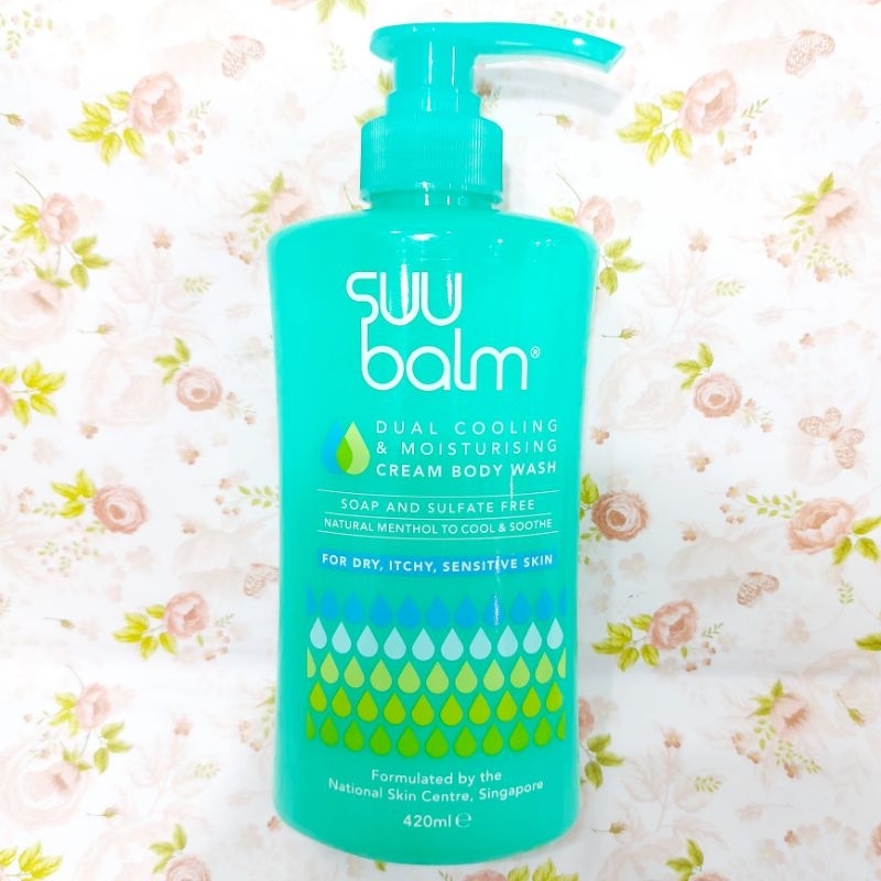 Suu Balm Dual Colling Moisturising Cream Body Wash 420ml