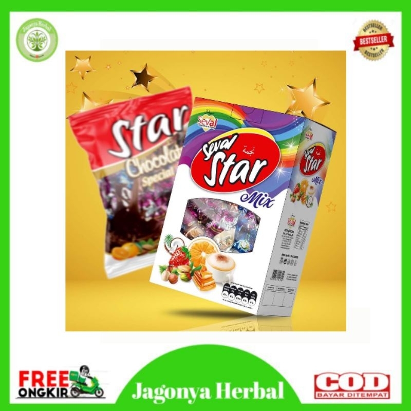 

COKLAT SEVAL STAR MIX 1 BOX (2KG) - COKLAT ASLI IMPORT TURKI