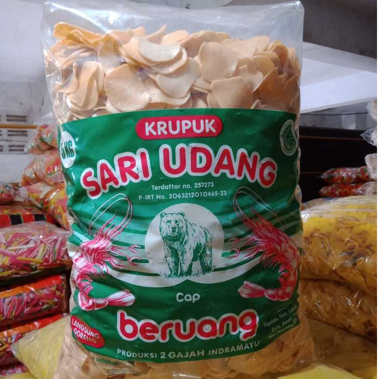 

[Bal] Kerupuk Krupuk Mentah Merk Sari Udang Cap Beruang Isi 5 KG