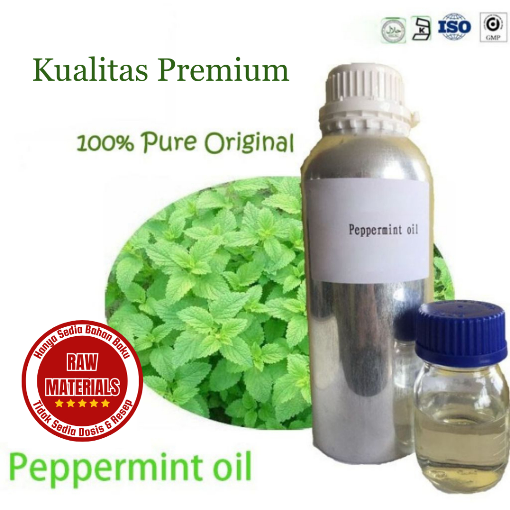 Peppermint Oil 1 liter Minyak Mint Murni 1liter