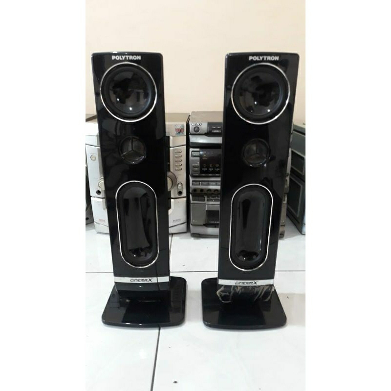 Speaker tower bekas tv polytron