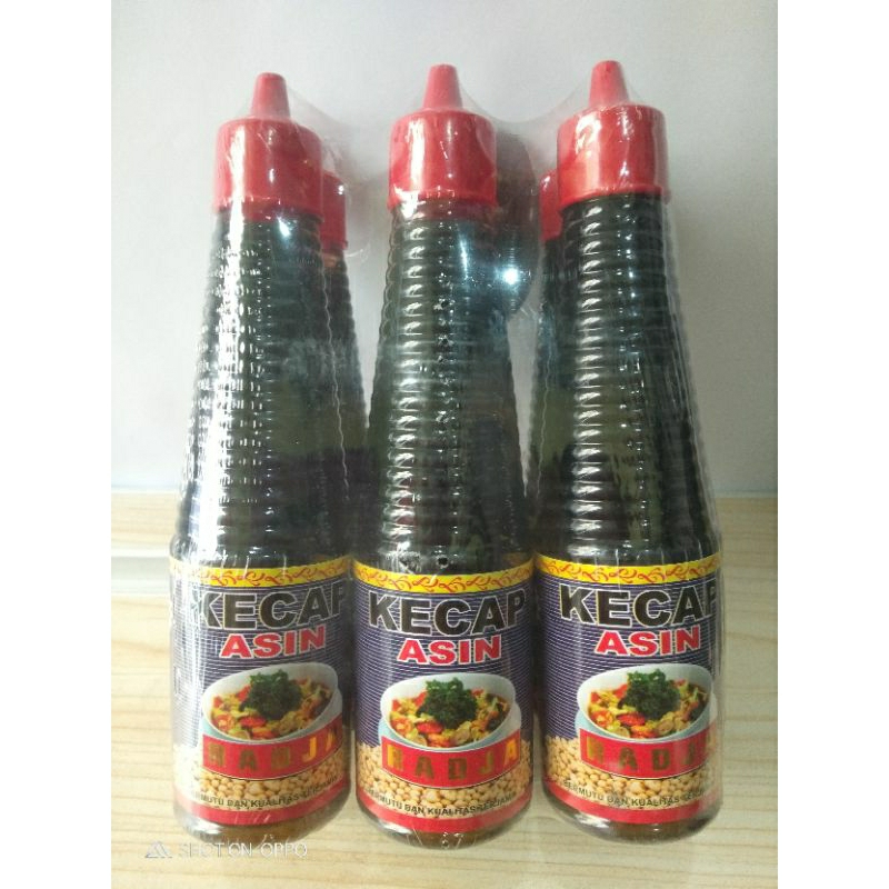 

Kecap Asin Cap Radja Kemasan Botol Plastik 150 ml 1 Pack isi 6 Botol
