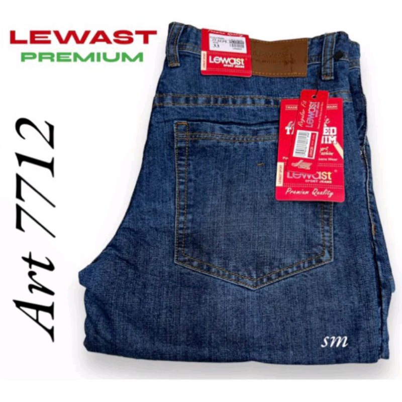 Celana jeans pria lewast big size jumbo