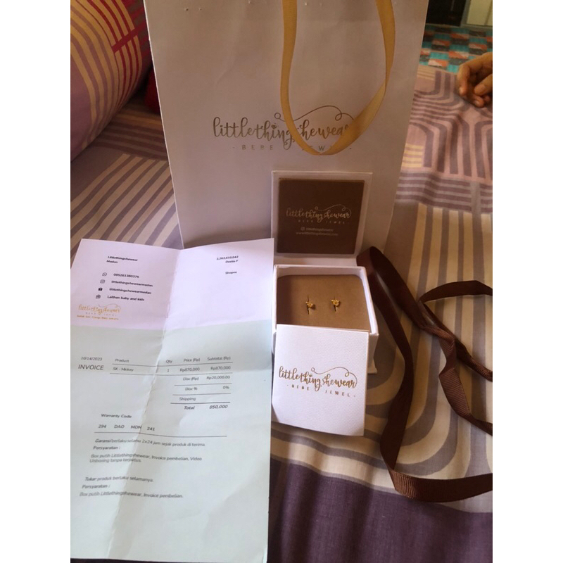 anting bayi little thing she wear preloved