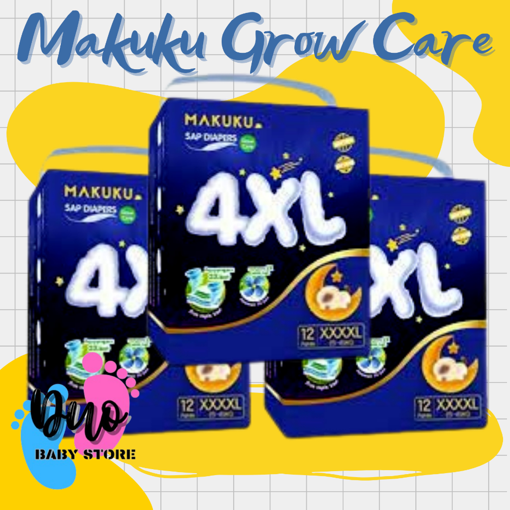 Makuku Grow Care SAP DIapers Pants 3XL/4XL