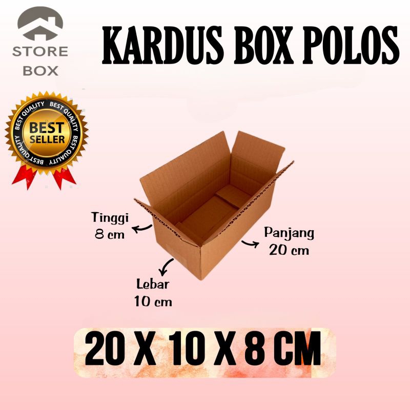 

kardus polos UK 20x10x8 kardus kecil kardus packing