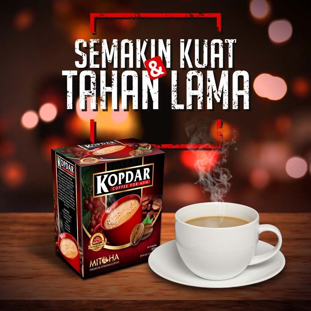 KOPDAR |KOPI STAMINA PRIA | KOPI KOPDAR ORIGINAL ISI 5 SASET