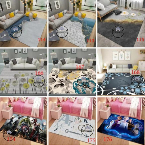 Karpet Eropa Import Polyester 150x200 (BIGSALE)