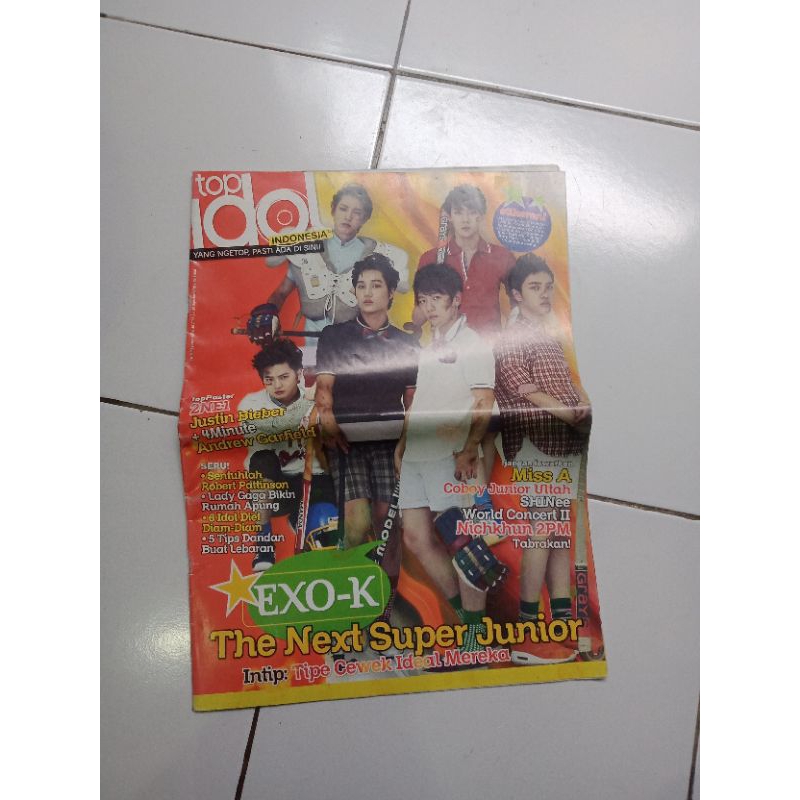 Tabloid Top idol Indonesia edisi 40 Agustus 2012