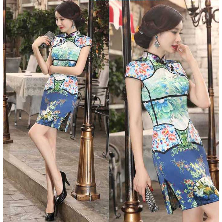 dress cheongsam import D5265/dress qipao imlek lunar new year/cheongsam dress /qipao dress