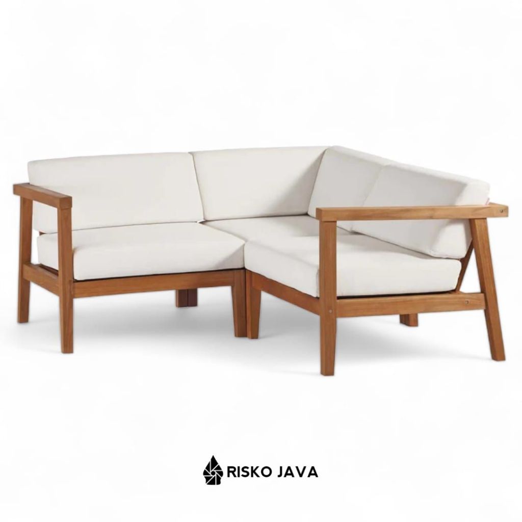 Sofa Ruangan Tamu / Sofa Minimalis Kayu Jati / Sofa Sudut Ruangan Tamu / Sofa Minimalis Kayu Jati | 