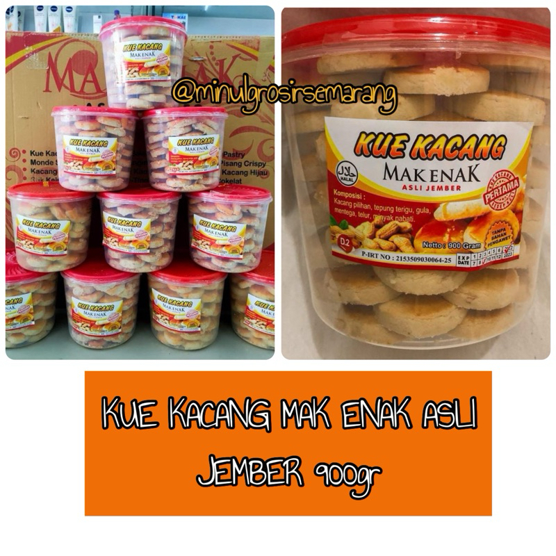 

KUE KACANG MAK ENAK ASLI JEMBER 900gr