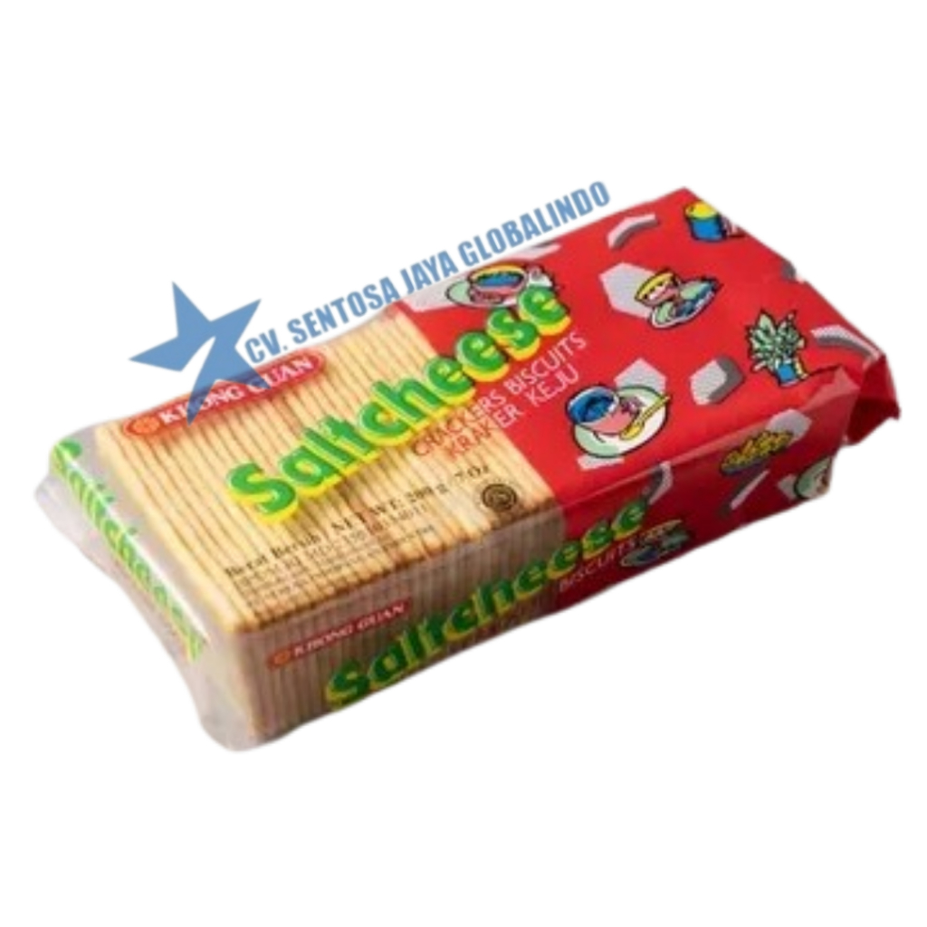 

Khong Guan Saltcheese Crackers Biscuits - Netto 200 gr