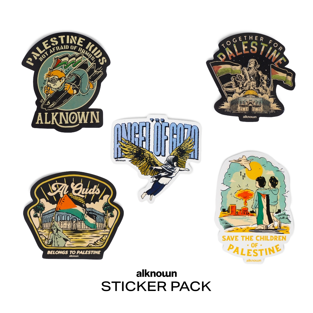 

alknown sticker pack palestine