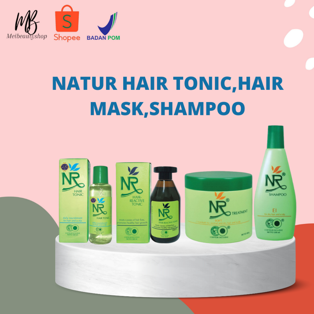 NR Hair Tonic 200ml/Hair Reactive Tonic 200ml/Hair Mask 500gr/Hair Shampoo