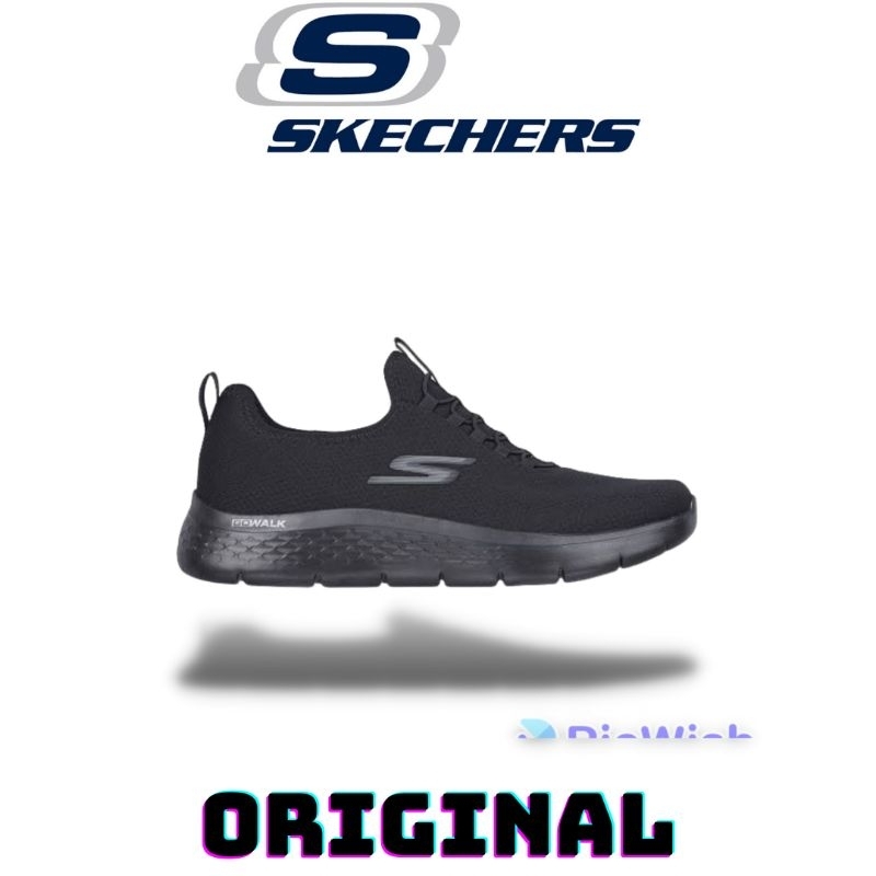 Sepatu Skechers Go Walk Flex Ultra Black Men's ( 216484/BBK ) Original