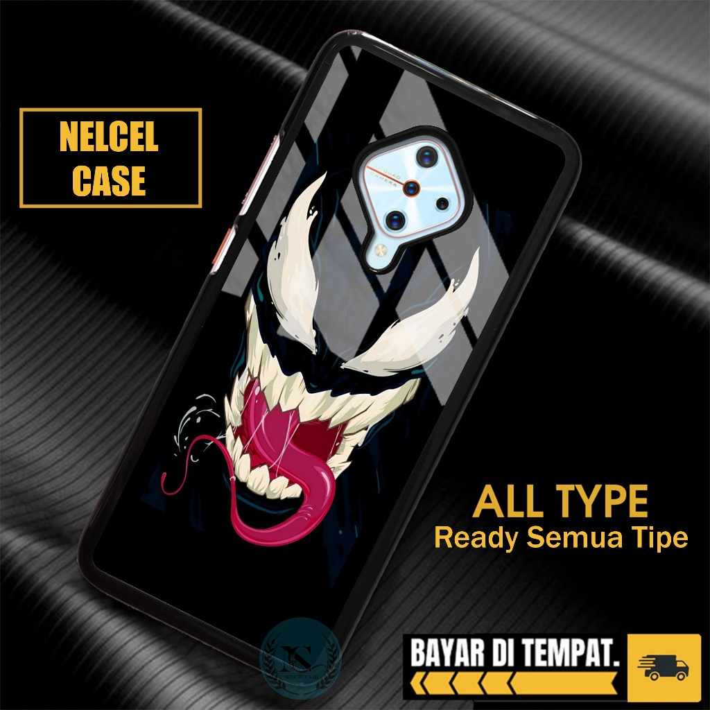 Nelcel Case Vivo S1 PRO Y20 Y20i V19 Y30 Y50 V17 Pro S1 Pro V15 Pro Z1 Pro Back case Tempered Hard c