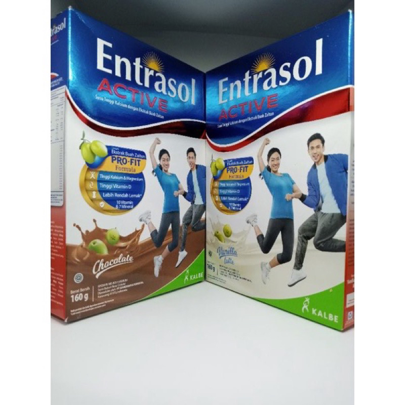 

ENTRASOL ACTIVE RASA VANILLA,CHOCOLATE 160GR