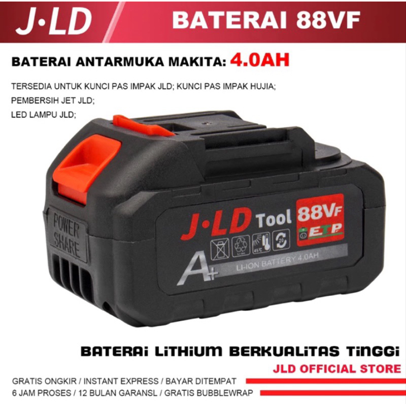 BATERAI CORDLESS 88V - BATERAI 88V- BATERAI IMPACT WRENCH 88V JLD RYU NAGAWA NRT MODERN SUNC