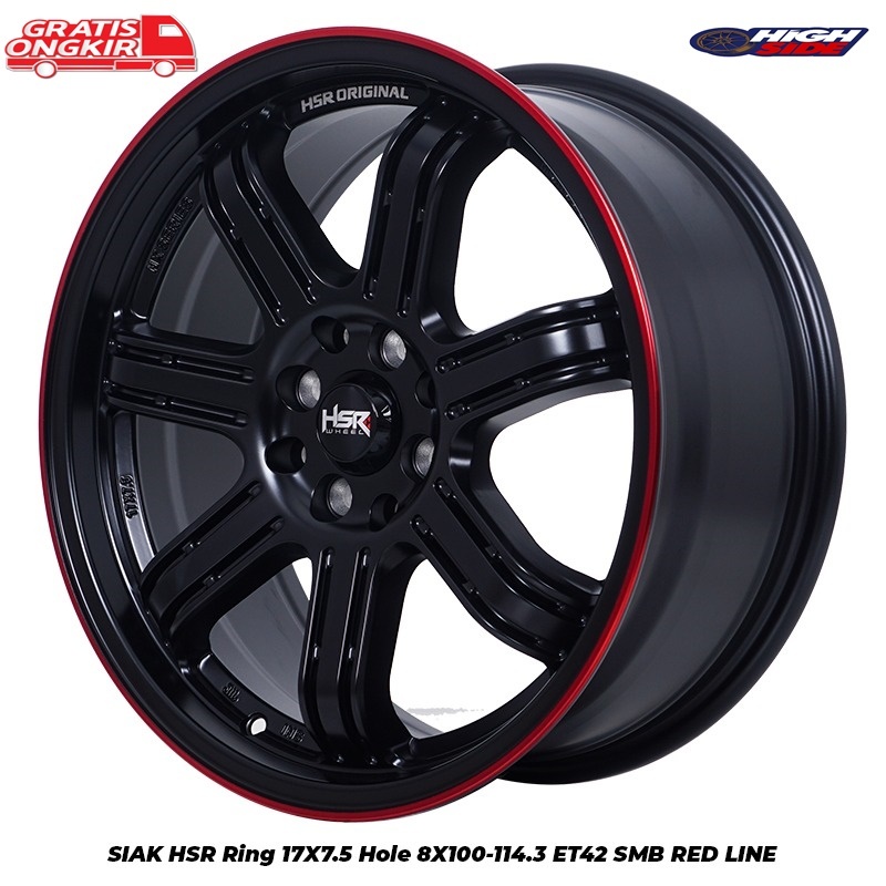 Velg Racing Mobil Honda Jazz Ring 17 Lebar 75 Hsr Siak