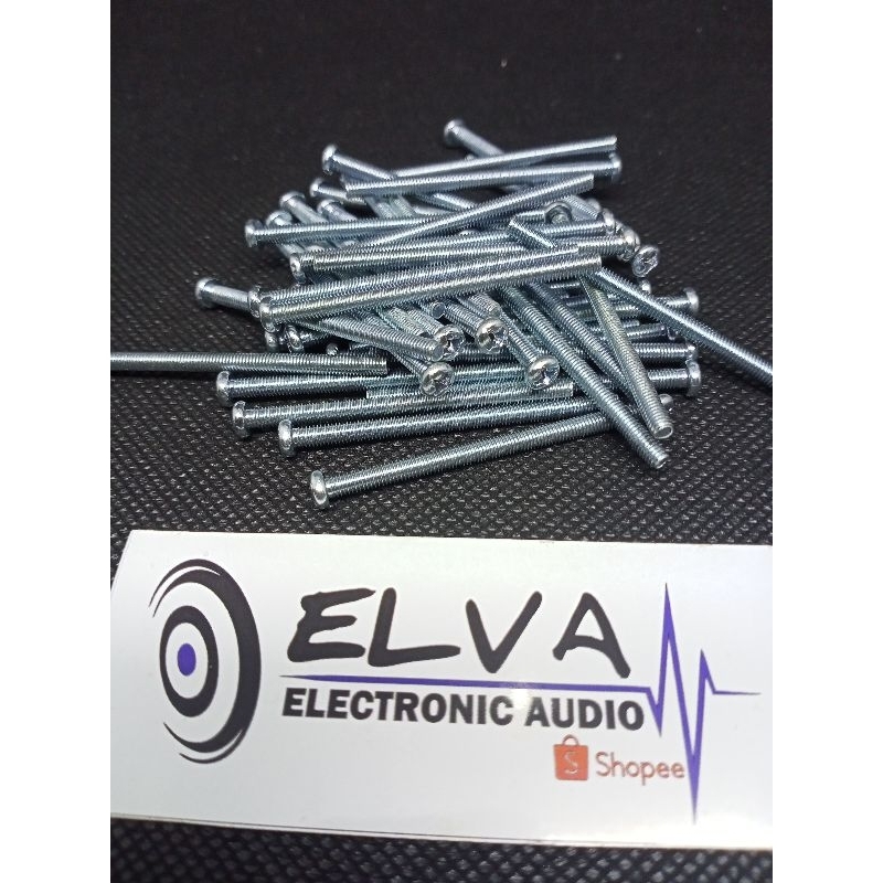 baut M3 panjang 4,5cm (baut saja)