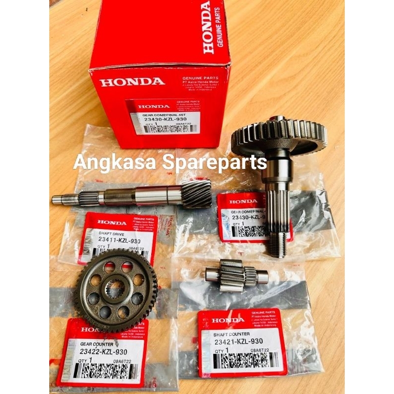 Gigi Rasio Set KZL Gear Rasio Beat Fi (Stater Kasar) Scoopy fi Spacy Fi Vario 110 Fi ORI