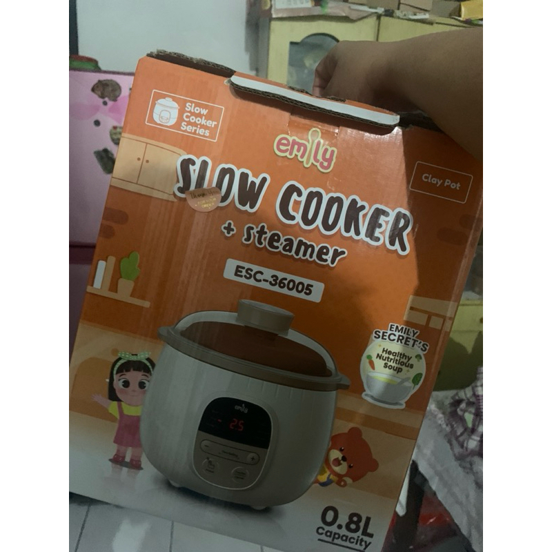 PRELOVED - Emily Slow Cooker Steamer Clay Pot 0.8 L