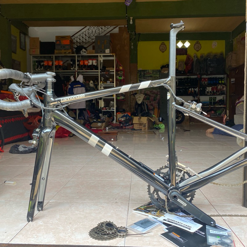 frameset cannondale size 51 lelang