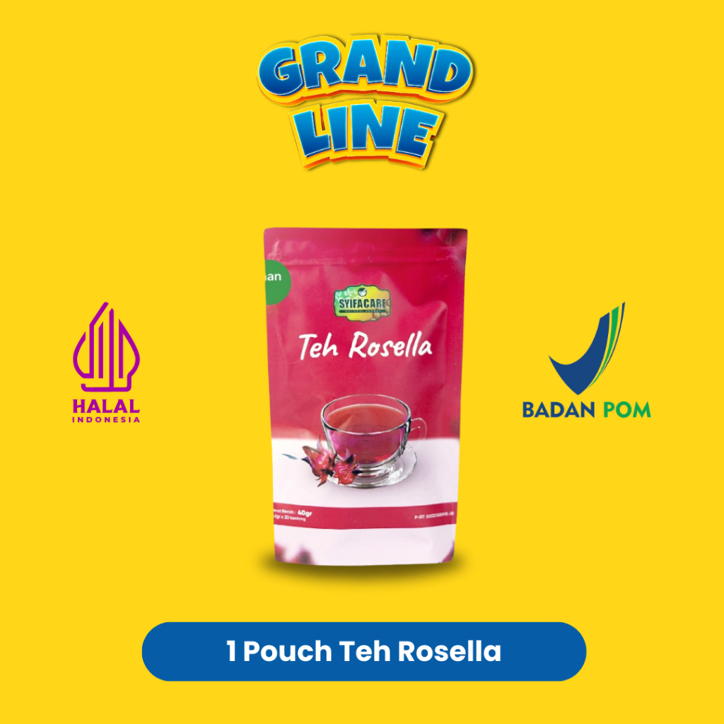 

Teh Rosella Syifacare Teh Celup Herbal Menurunkan Kolesterol 100% Bahan Herbal