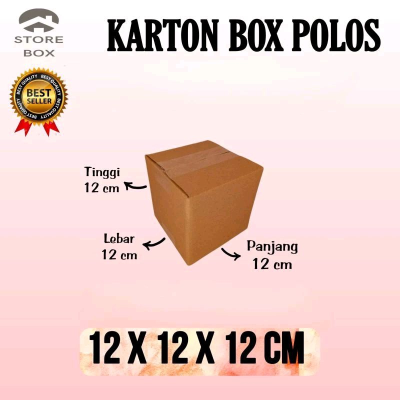 

kardus polos UK 12x12x12 kardus kecil kardus packing kardus besar