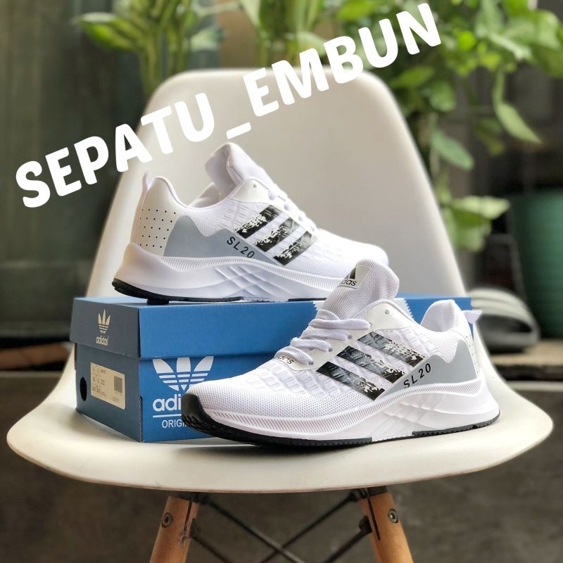 Sepatu Adidas Original Putih Abu Running Pria Supernova White Sepatu Runing adidas