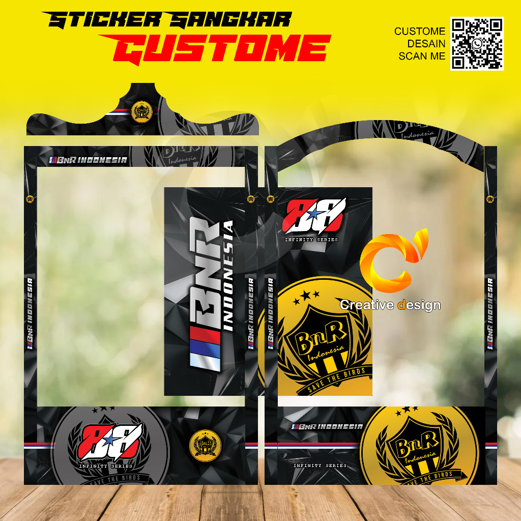 STICKER SANGKAR KOTAK KOHSAN BNR