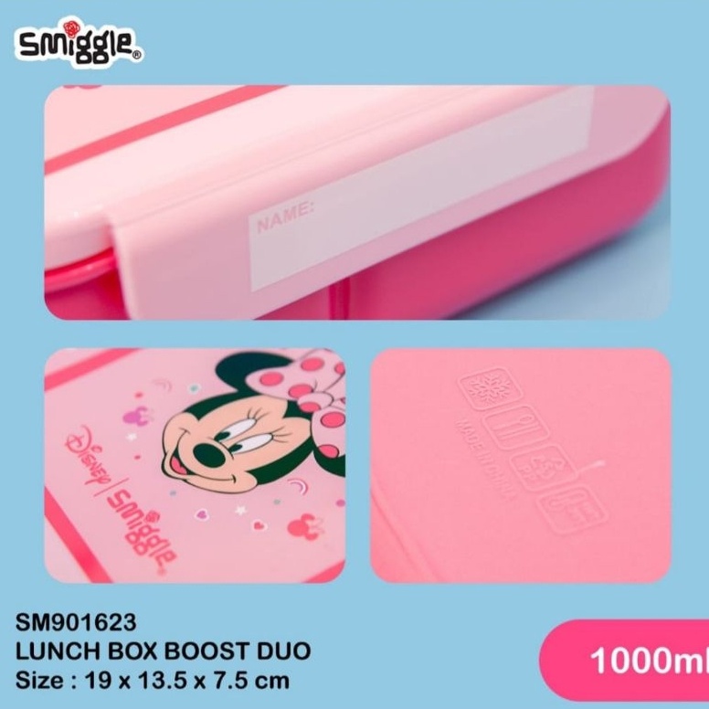 Sale IdQq7Q1 Kotak Makan SMIGGLE DISNEY Mickey Minie Lunch Box