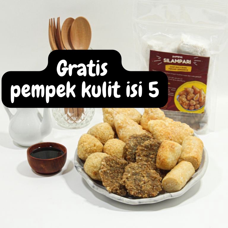 

XPRESS PEMPEK PALEMBANG ASLI IKAN PAKET ISI 2 PCS FREE PEMPEK KULIT ISI 5 PEMPEK PALEMBANG ASLI PEMPEK MURAH