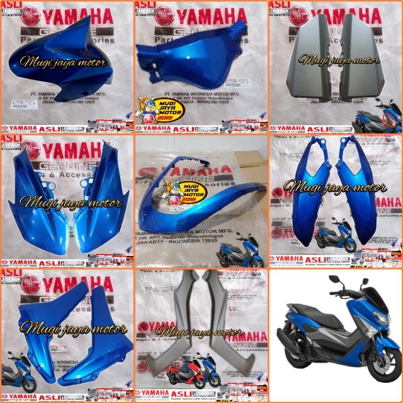 FULL SET BODY HALUS NMAX OLD 155 BIRU ORIGINAL YAMAHA
