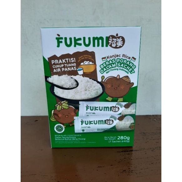 

PENJUALAN CEPATBEST SELLER Fukumi Beras Porang 1 Box Isi 7 Sachet 4 gram