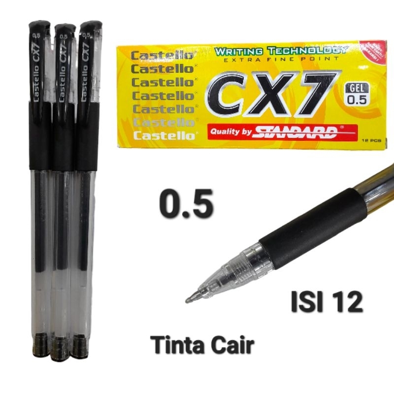 

Pulpen Standard CX7 0.5 ISI 12 PCS Pen Standard CX7