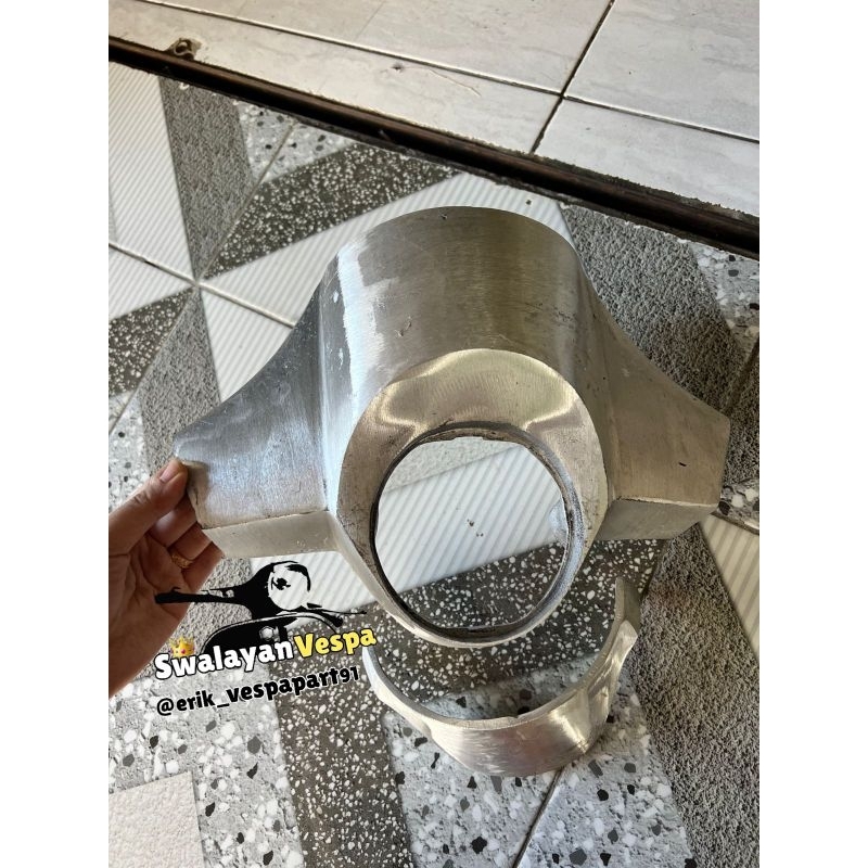 Sambungan stir batok vespa newpx px exclusive stir vespa px exclusive newpx batok atas vespa newpx p