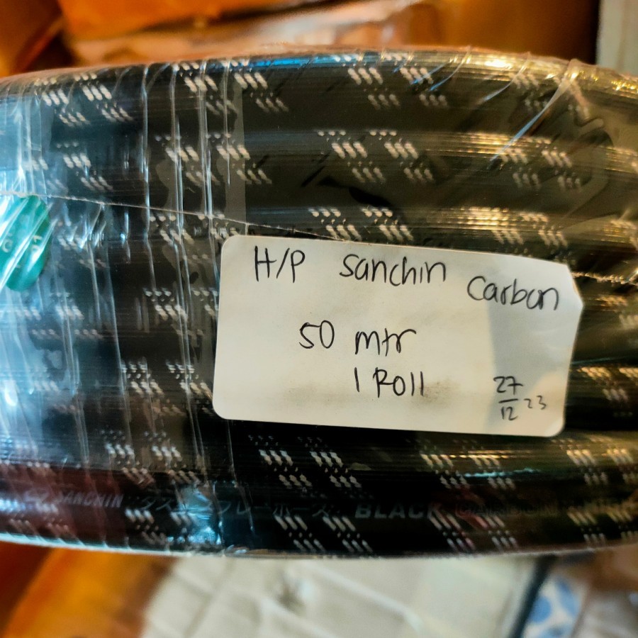 Selang Steam 50 M SANCHIN Carbon - Selang Tekanan Tinggi  50Meter Sanchin Carbon