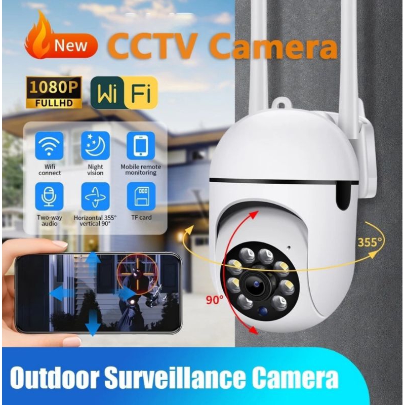 V380 Pro Connect CCTV IP Camera 5MP 1080P WiFi Dengan Night Vision 50m dan Two-Way Audio